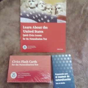 U.S Citizenship Immigration Books Spanish English